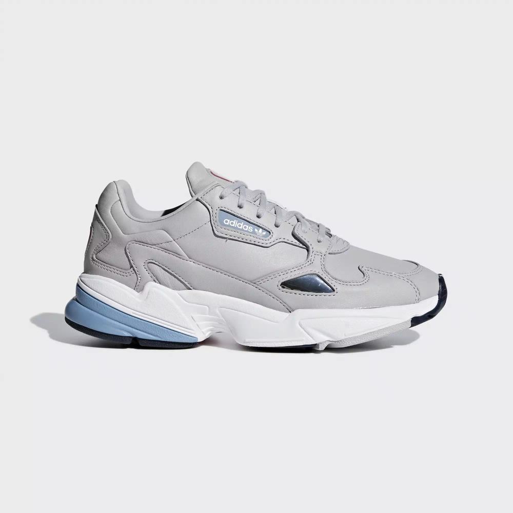 Adidas Falcon Tenis Grises Para Mujer (MX-80761)